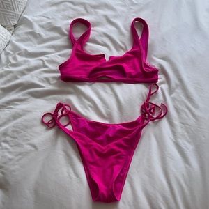Hot pink frankies Bikini size L
